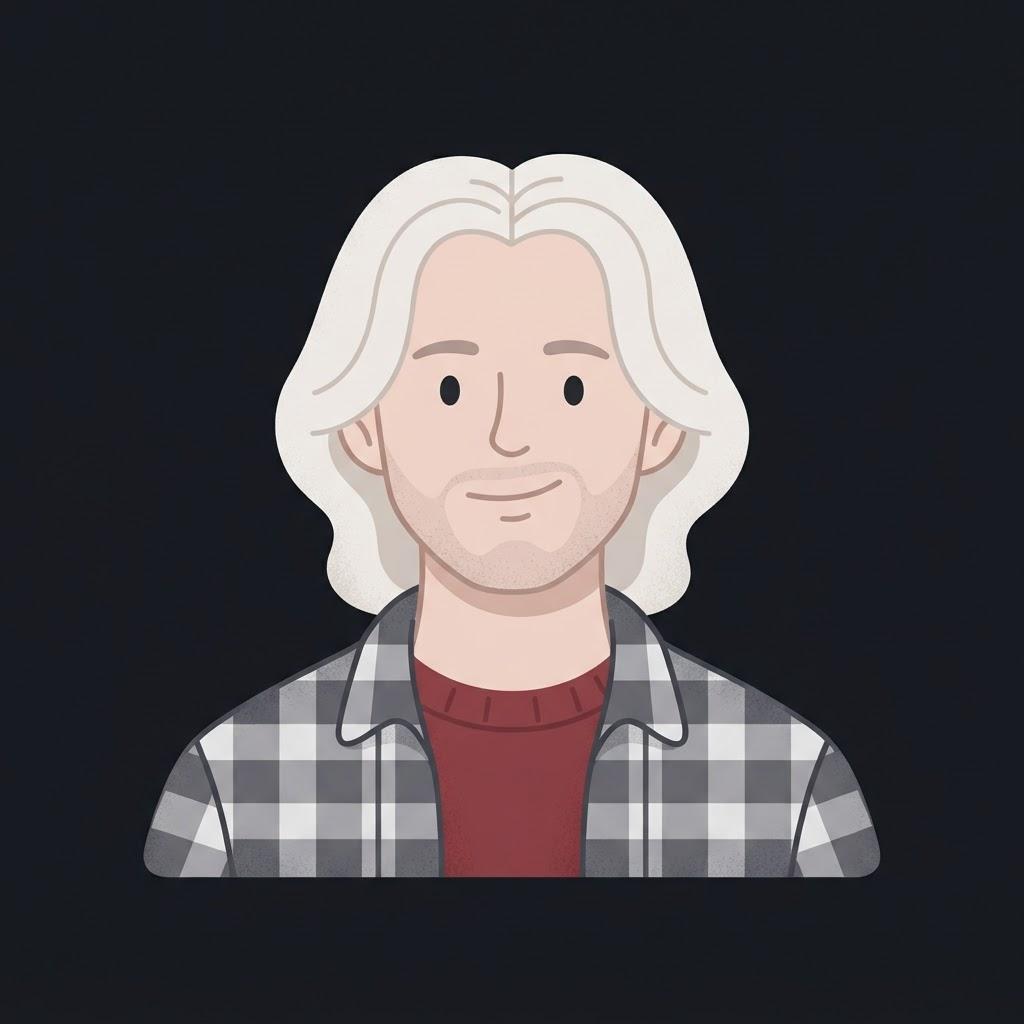 Andrei Volkov - illustrated portrait